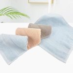 multi color face towels