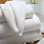 White face towel
