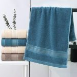 hospital blue bath towel