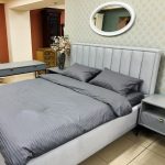 dark gray feeted bedhseet set