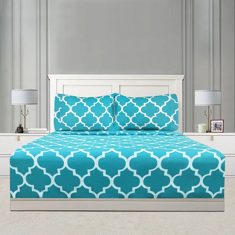 double bedsheet set (4) feeted double bedsheet set