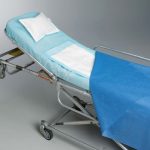 Manufacturer-supplied stretcher bed linen, private label options for global healthcare providers.