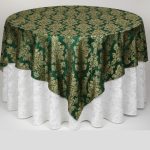 printed table slips (green & white)