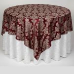 printed table slips (red, gold & white)
